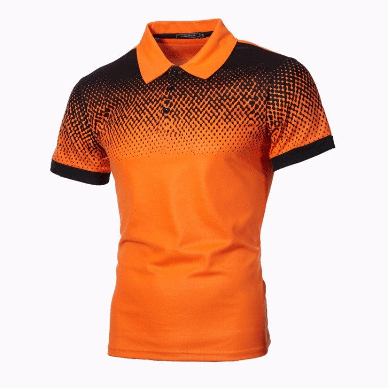 New 3D Printed Men Polo Shirt Summer Fashion Tops Short Sleeves