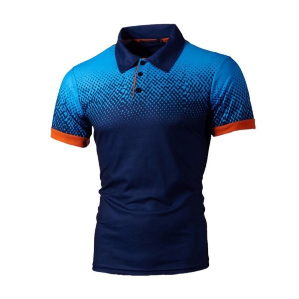 New 3D Printed Men Polo Shirt Summer Fashion Tops Short Sleeves